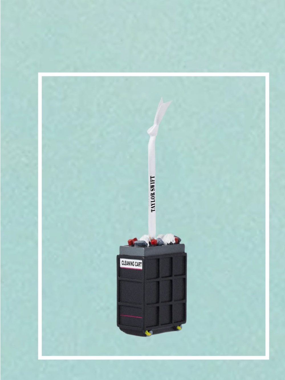 Taylor Swift 'Cleaning Cart' Ornament